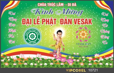 Tải file Backdrop kính mừng đại lễ phật đản 2024 vector #11 (gốc) in ấn chất lượng
