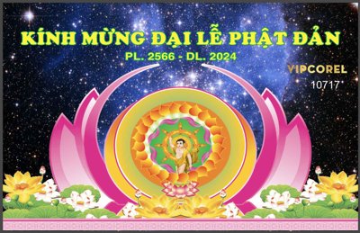 Download file gốc Backdrop kính mừng đại lễ phật đản 2024 vector #7 (in lụa) tranh 3D