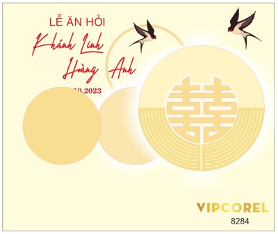 File tranh PSD Backdrop sân khấu đám cưới 2023 #44 file corel chất lượng cao