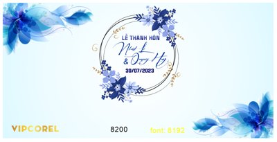 File gốc Backdrop sân khấu đám cưới 2023 #7 file corel (thiết kế) cho in ấn