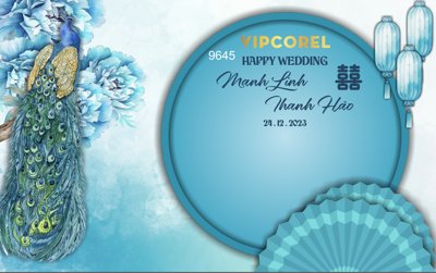 File tranh Backdrop sân khấu đám cưới 2024 vector #80 (ảnh gốc) in trần 3D