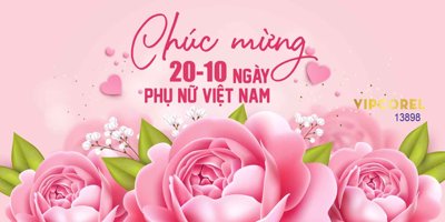 File gốc Background Chào mừng ngày phụ nữ Việt Nam 20-10 #24 (in lụa) hoa văn cổ điển