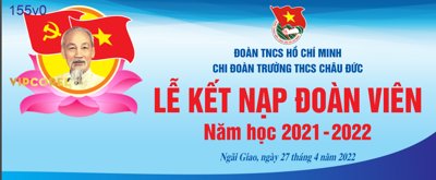 Tải file Background Lễ kết nạp đoàn viên Đoàn TNCS (gốc) in nhanh
