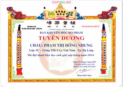 Tải file Ban khuyến học họ Phạm Tuyên Dương CorelDRAW (gốc) làm file thiết kế