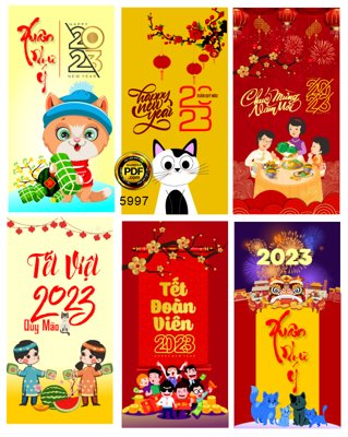 Tải file Bao lì xì chúc mừng năm mới 2023 #3 file corel (gốc) làm file thiết kế