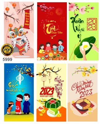 Tải file Bao lì xì chúc mừng năm mới 2023 #5 file corel (gốc) để in ấn ngay