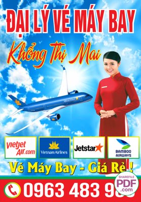 Tệp tin gốc Biển đại lý vé máy bay Khổng Thị Mai file PDF & CDR (chất lượng cao) Biển đại lý vé máy bay Khổng Thị Mai file PDF & CDR