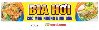 Tải về hình ảnh gốc Biển Bia hơi - các món nướng bình dân file corel sắc nét