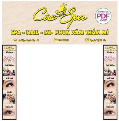 Tải file PSD Biển Cúc Spa - nail - mi - phun xăm thẩm mỹ file PDF & CDR (nguyên layer) để in