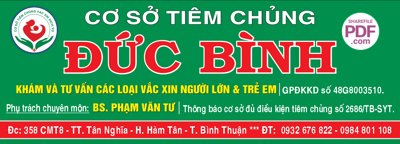 File tranh Biển Cơ sở tiêm chủng Đức Bình file PDF & CDR (bản gốc) in canvas