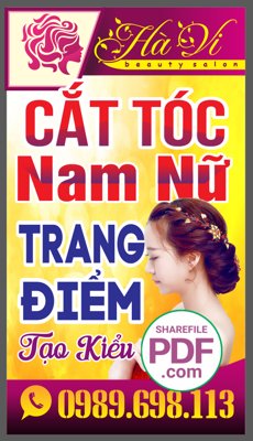Mua file tranh gốc Biển Cắt tóc Hà Vi - trang điểm file PDF & CDR tại Filetranh.com