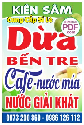 File tranh Biển Kiên Sâm - dừa bến tre - nước mía file PDF & CDR (ảnh gốc) cho in ấn kỹ thuật số