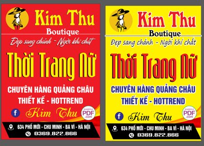 File in trần Biển Kim Thu - Boutique - thời trang nữ file PDF & CDR (file gốc) xuyên sáng