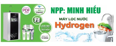 File gốc Biển Máy Lọc Nước Hydrogen Minh Hiếu file PDF & CDR (ảnh chi tiết) để in trần