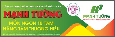 Download file Biển Mạnh Tường - Món ngon từ tâm file PDF & CDR (gốc) cho xưởng in