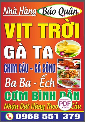 Tải file gốc Biển Nhà hàng Bảo Quân - Vịt trời file PDF & CDR (in tráng gương) cao cấpFile gốc Biển Nhà hàng Bảo Quân - Vịt trời file PDF & CDR (in ấn) phiên bản độc quyền