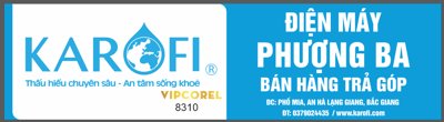 File gốc Biển QC Karofi - điện máy Phượng Ba file corel (bản quyền) cho in ấn