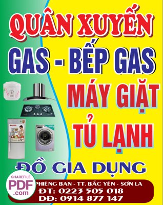 File tranh gốc Biển Quân Xuyến - Gas - đồ gia dụng file PDF & CDR (bản quyền) độc đáo
