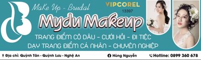 File gốc Biển Quảng cáo make up trang điểm cô dâu corel (ảnh chi tiết) để in ấn