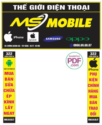 File tranh Biển Thế giới điện thoại MS Mobile file PDF & CDR (ảnh gốc) in trần xuyên sáng