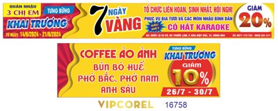 File gốc Biển bảng quảng cáo Quán Nhậu 3 chị em file corel (in lụa) trang trí tường