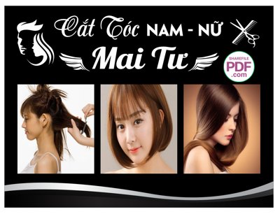 File in ấn Biển cắt tóc nam nữ Mai Tư file PDF & CDR chuyên nghiệp
