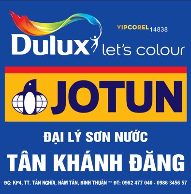 File tranh in trần Biển quảng cáo đại lý sơn nước Dulux và Jotun (ảnh gốc siêu nét)