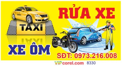 Tải file gốc Biển quảng cáo Rửa xe - xe ôm tone màu vàng (in tráng gương) 3DFile gốc Biển quảng cáo Rửa xe - xe ôm tone màu vàng (sẵn sàng in) chất lượng cao