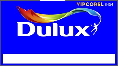 File tranh in tráng gương Biển quảng cáo sơn Dulux file vector (siêu nét)