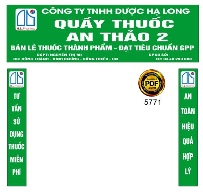 File in trần Biển quầy thuốc An Thảo 2 công ty TNHH Hạ Long (bản gốc) bầu trời