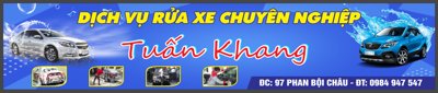 Tải file tranh Biển rửa xe chuyên nghiệp Tuấn Khang file PDF & CDR (ảnh gốc) ngay