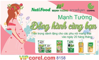 File gốc Biển sữa NutiFood Mạnh Tường - đồng ạnh cùng bạ (in lụa) tranh thuận buồm