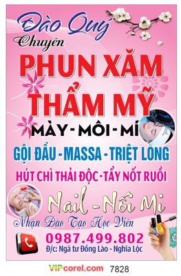 File gốc Biển vẫy Đào Quý - chuyên phun xăm thẩm mỹ (cho in ấn) độc quyền