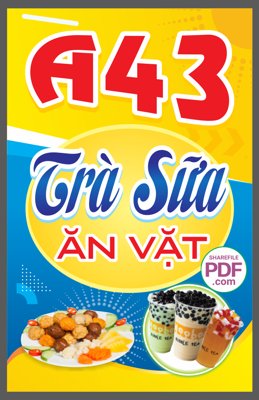Tải file Biển vẫy A43 Trà sữa - ăn vặt file PDF & CDR (gốc) chủ đề tâm linh
