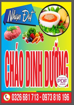 File tranh gốc in trần nhà Biển vẫy Cháo Dinh Dưỡng file PDF & CDR 3D