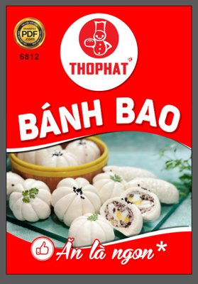 Tải file Biển vẫy bánh bao Thọ Phát - ăn là ngon file corel (gốc) làm file quảng cáo