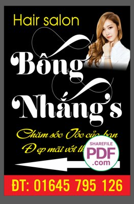 File tranh Biển vẫy khách Hair Salon chăm sóc tóc file PDF & CDR (gốc) chủ đề thành phố