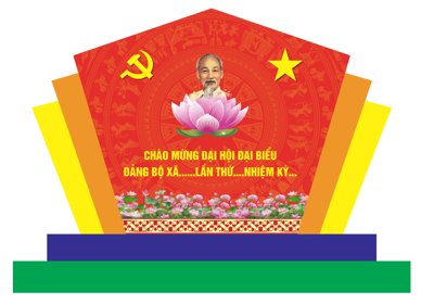 Tải file gốc Biểu trưng chào mừng đại hội Đại Biểu Đảng Bộ (in khổ lớn) quảng cáo