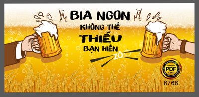 Tệp tin gốc Bia ngon không thể thiếu bạn hiền file corel (chất lượng) Bia ngon không thể thiếu bạn hiền file corel