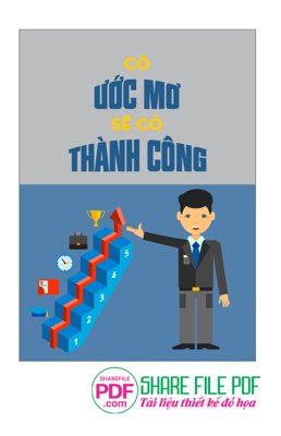 File PSD Có ước mơ sẽ có thành công file vector PDF (nguyên gốc) chất lượng cao