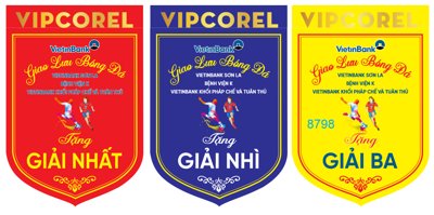 Hình ảnh file gốc Cờ lưu niệm giao lưu bóng đá file coreldraw cho in UV