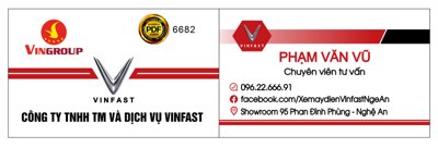 File gốc Card visit dịch vụ Vinfast xe điện file corel (in lụa) cao cấp