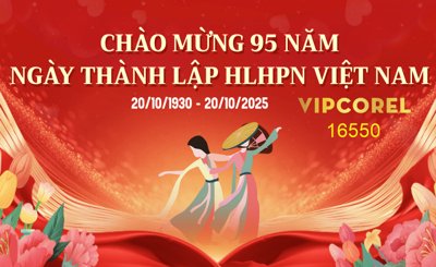 File gốc Chào mừng 95 năm ngày thành lập HLHPN VN 20/10 (in lụa) họa tiết 3D
