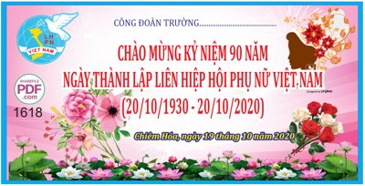 File tranh Chào mừng kỷ niệm 91 năm ngày thành lập hội phụ nữ Việt Nam file PDF & CDR (ảnh gốc) in trần nhà