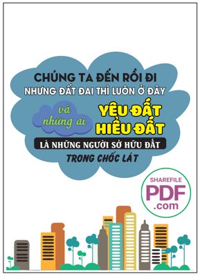 File gốc Chúng ta đến rồi đi nhưng đất đai thì luôn ở đây file PDF (phong cách) tối giản