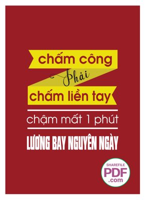 Tải file gốc Chấm công phải chấm liền tay file vector PDF (bản PSD) gốc