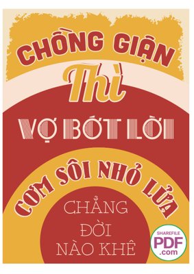 File tranh gốc PSD Chồng giận thì vợ bớt lời - cơm sôi nhỏ lửa chẳng đời nào khê còn nguyên layer
