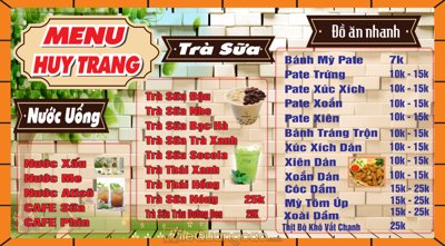 File tranh Chia sẻ market cừa hàng trà sữa Huy Trang file CDR (gốc) chủ đề trừu tượng
