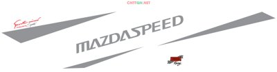 File in ấn Decal dán xe mazda speed file CDR (bản gốc) chất lượng cao