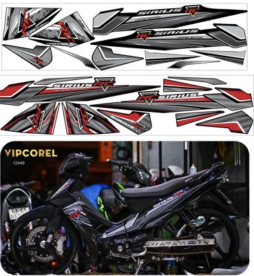 Tải file Decal xe máy Sirius Limited Edition vector (ảnh gốc) file TIFF